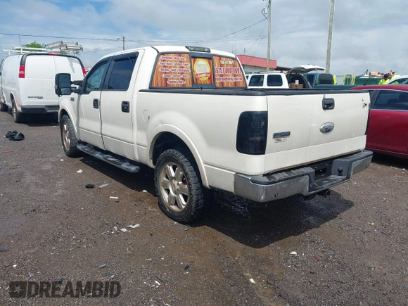 2008 Ford F-150 XLT with VIN 1FTPW12V78FA94477, listed as a IAAI auction lot 42122476 with 194,892 mi miles and . Bid and sale history available at DreamBid. Image 3.