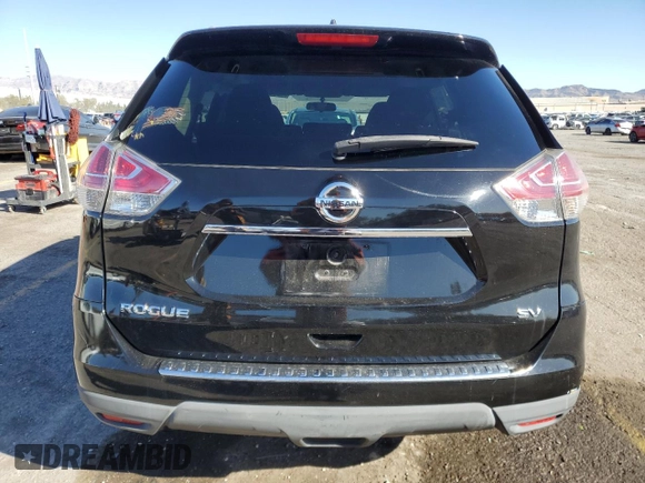 2014 Nissan Rogue SV with VIN 5N1AT2MT2EC789538, listed as a Copart auction lot 48082485 with 118,324 mi miles and Salvage Title. Bid and sale history available at carsss.com. Image 6.