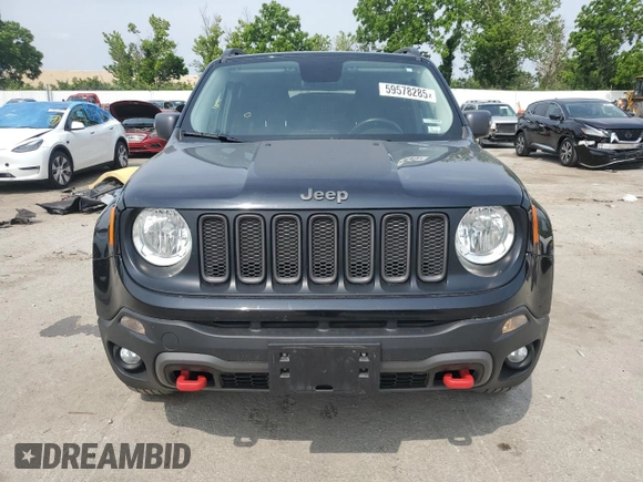2016 Jeep Renegade Trailhawk with VIN ZACCJBCTXGPC79747, listed as a Copart auction lot 59578285 with 60,718 mi miles and Salvage title. Bid and sale history available at DreamBid. Image 5.
