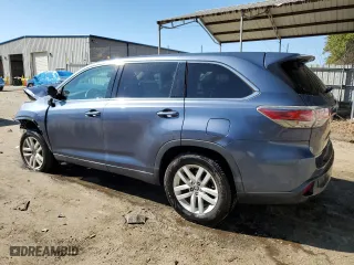 2016 Toyota Highlander LE with VIN 5TDZARFH3GS022622, listed as a Copart auction lot 46581685 with 107,316 mi miles and Salvage Title. Bid and sale history available at carsss.com. Image 2.