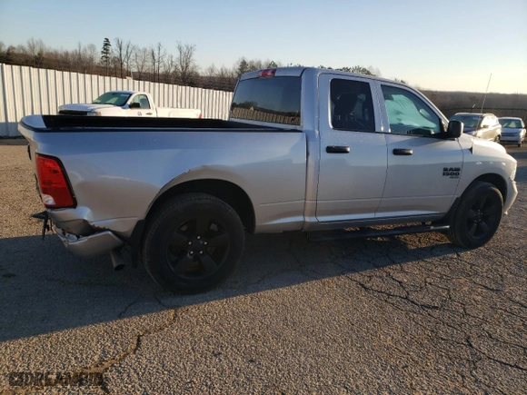 2019 Ram 1500 Classic Express with VIN 1C6RR7FG9KS589686, listed as a Copart auction lot 46219135 with 35,966 mi miles and Salvage Title. Bid and sale history available at carsss.com. Image 3.