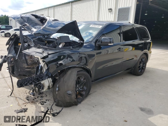 2020 Dodge Durango R/T z VIN 1C4SDHCT3LC393741, wystawiony jako Copart lot #56969185 z przebiegiem Nie podano mil oraz Szkoda całkowita • Salvage title. Historia ofert i sprzedaży dostępna na DreamBid. Obrazek 1.