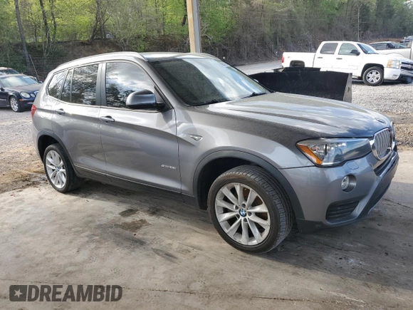 2017 BMW X3 sDrive28i with VIN 5UXWZ7C5XH0V85440, listed as a Copart auction lot 51965705 with 190,742 mi miles and Clean Title. Bid and sale history available at carsss.com. Image 4.