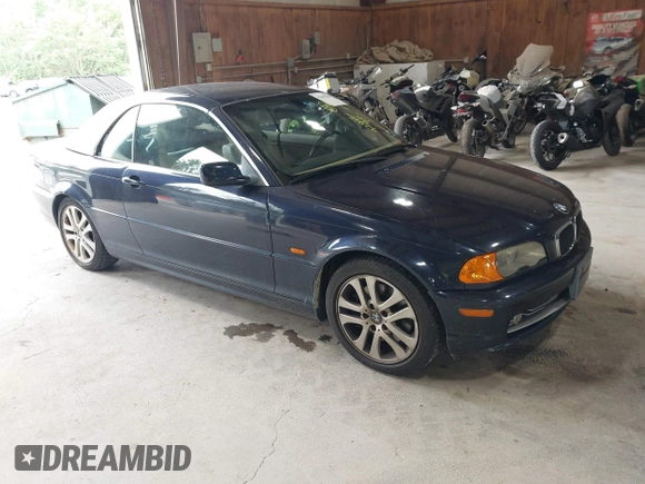 2001 BMW 3 Series 330Ci with VIN WBABS53491JU83172, listed as a IAAI auction lot 42643364 with 92,798 mi miles and . Bid and sale history available at DreamBid. Image 1.