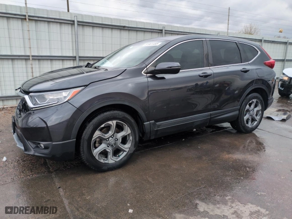 2019 Honda CR-V EX with VIN 5J6RW2H53KA014791, listed as a Copart auction lot 51961465 with 38,722 mi miles and Salvage Title. Bid and sale history available at carsss.com. Image 1.