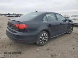 2015 Volkswagen Jetta Sedan Hybrid SEL Premium with VIN 3VW637AJ6FM328270, listed as a Copart auction lot 85991374 with 103,571 mi miles and Salvage Title. Bid and sale history available at carsss.com. Image 3.