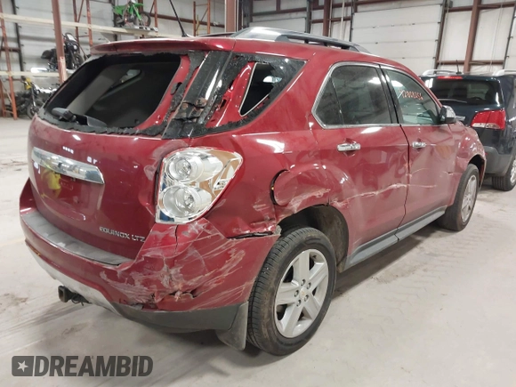 2014 Chevrolet Equinox LTZ with VIN 2GNALDEK2E6367257, listed as a IAAI auction lot 42008256 with 87,524 mi miles and . Bid and sale history available at DreamBid. Image 6.