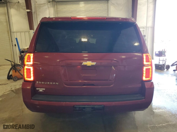 2017 Chevrolet Suburban LT with VIN 1GNSKHKC3HR221504, listed as a Copart auction lot 47999335 with 107,607 mi miles and Salvage Title. Bid and sale history available at carsss.com. Image 6.