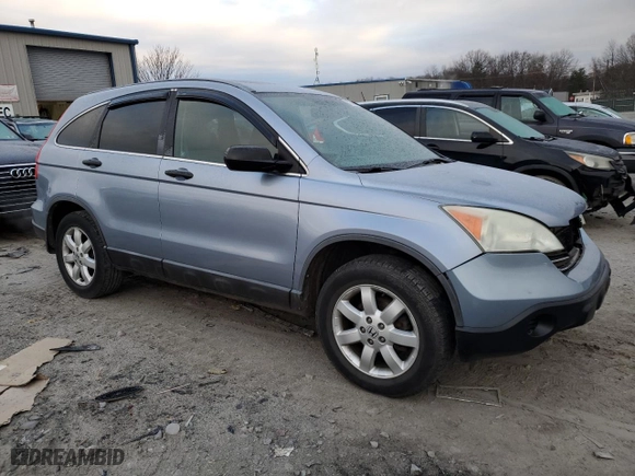 2009 Honda CR-V EX with VIN 5J6RE485X9L010024, listed as a Copart auction lot 82308044 with 163,202 mi miles and Salvage Title. Bid and sale history available at carsss.com. Image 4.