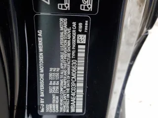 2023 BMW 8 Series 840i with VIN WBAAE4C03PCM06630, listed as a Copart auction lot 46220785 with 0 mi miles and Salvage Title. Bid and sale history available at carsss.com. Image 14.