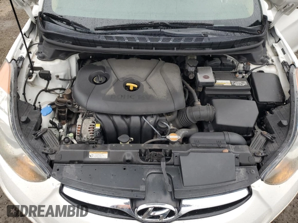 2012 Hyundai Elantra Limited z VIN 5NPDH4AE1CH066866, wystawiony jako Copart lot #51072305 z przebiegiem 133 086 mil mil oraz Szkoda całkowita • Salvage title. Historia ofert i sprzedaży dostępna na DreamBid. Obrazek 11.