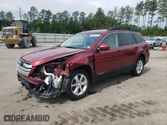 2013 Subaru Outback Limited с VIN 4S4BRDJC9D2276892, выставлен на аукционе Copart как лот 56051725 с пробегом 21 693 миль миль и Списание • Salvage title. История ставок и продаж доступна на DreamBid. Изображение 1.