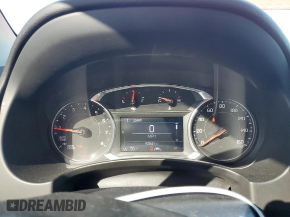2020 GMC Terrain SLE with VIN 3GKALMEVXLL186911, listed as a Copart auction lot 48308735 with 53,941 mi miles and Salvage Title. Bid and sale history available at carsss.com. Image 9.