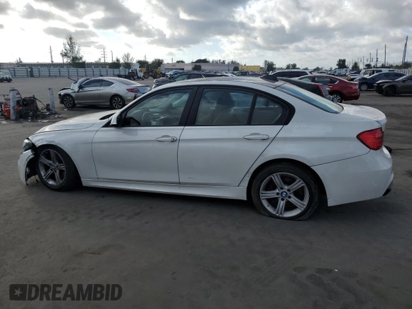 2015 BMW 3 Series 328i with VIN WBA3A5C51FP605057, listed as a Copart auction lot 45147775 with 121,448 mi miles and Salvage Title. Bid and sale history available at carsss.com. Image 2.
