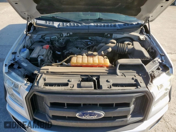 2016 Ford F-150 XL with VIN 1FTEX1C89GFA36835, listed as a Copart auction lot 61266455 with 98,187 mi miles and Salvage title. Bid and sale history available at DreamBid. Image 11.