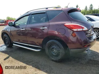 2013 Nissan Murano S with VIN JN8AZ1MW6DW306318, listed as a Copart auction lot 58636755 with 173,497 mi miles and Salvage title. Bid and sale history available at DreamBid. Image 2.