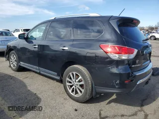 2016 Nissan Pathfinder SV with VIN 5N1AR2MM2GC643618, listed as a Copart auction lot 45000705 with 166,354 mi miles and Salvage Title. Bid and sale history available at carsss.com. Image 2.