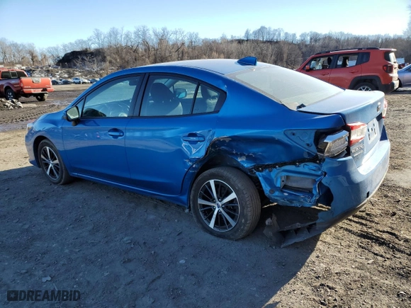 2020 Subaru Impreza Premium with VIN 4S3GKAV66L3606451, listed as a Copart auction lot 43106465 with 52,927 mi miles and Salvage Title. Bid and sale history available at carsss.com. Image 2.