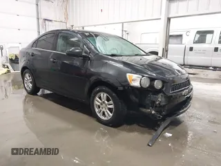 2013 Chevrolet Sonic LT with VIN 1G1JC5SB5D4207742, listed as a IAAI auction lot 41706112 with 96,518 mi miles and . Bid and sale history available at DreamBid. Image 1.