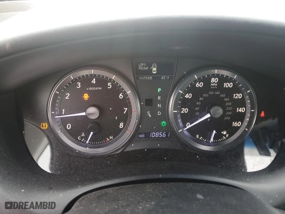 2012 Lexus ES 350 with VIN JTHBK1EG4C2494403, listed as a Copart auction lot 50713515 with 108,561 mi miles and Salvage Title. Bid and sale history available at carsss.com. Image 9.