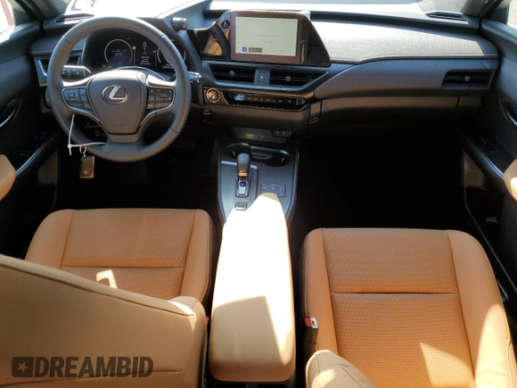 2025 Lexus UX with VIN JTHUCJDH6S2007491, listed as a Copart auction lot 52997175 with 1,042 mi miles and Salvage Title. Bid and sale history available at carsss.com. Image 8.