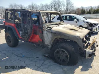 2017 Jeep Wrangler Unlimited Rubicon с VIN 1C4BJWFG6HL751417, выставлен на аукционе Copart как лот 48588335 с пробегом Не указан миль и На запчасти • Non repairable. История ставок и продаж доступна на DreamBid. Изображение 4.