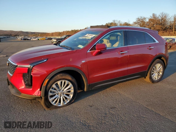 2024 Cadillac XT4 AWD Luxury with VIN 1GYFZBR45RF246726, listed as a Copart auction lot 79614644 with 1,236 mi miles and Salvage Title. Bid and sale history available at carsss.com. Image 1.