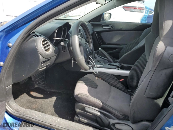 2004 Mazda RX-8 with VIN JM1FE17N240112484, listed as a Copart auction lot 74769364 with 89,182 mi miles and Non Repairable. Bid and sale history available at carsss.com. Image 7.