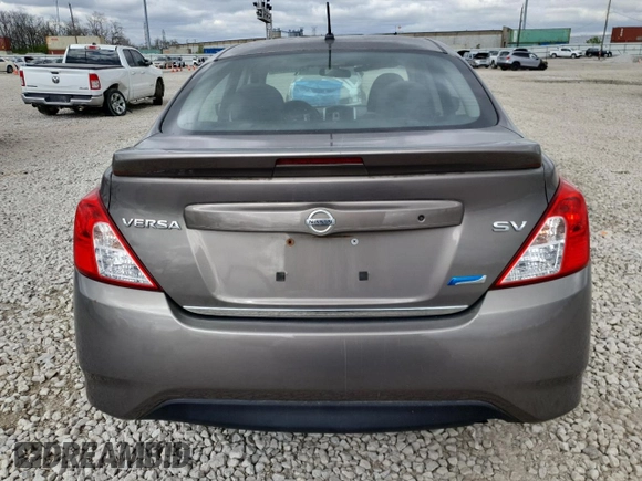 2015 Nissan Versa SV with VIN 3N1CN7AP8FL801258, listed as a Copart auction lot 52876905 with 89,724 mi miles and Salvage Title. Bid and sale history available at carsss.com. Image 6.
