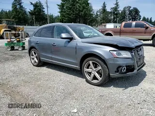 2015 Audi Q5 Premium Plus with VIN WA1CMAFP2FA032411, listed as a Copart auction lot 60981165 with 123,270 mi miles and Salvage title. Bid and sale history available at DreamBid. Image 14.