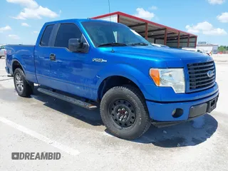 2014 Ford F-150 XL with VIN 1FTEX1CM9EKF91754, listed as a IAAI auction lot 42534350 with 193,740 mi miles and . Bid and sale history available at DreamBid. Image 1.