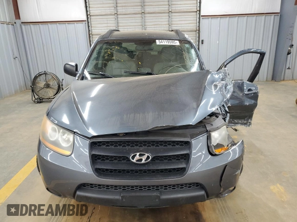 2009 Hyundai Santa Fe GLS z VIN 5NMSG13D39H267459, wystawiony jako Copart lot #54119595 z przebiegiem Nie podano mil oraz Szkoda całkowita • Salvage title. Historia ofert i sprzedaży dostępna na DreamBid. Obrazek 5.