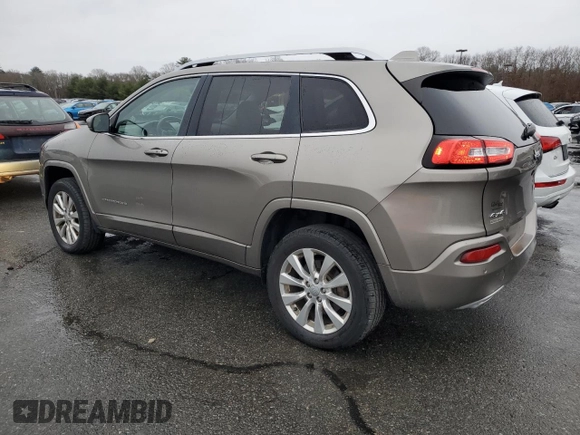 2017 Jeep Cherokee Overland z VIN 1C4PJMJS7HW525455, wystawiony jako Copart lot #84473674 z przebiegiem 83 498 mil mil oraz Szkoda całkowita • Salvage title. Historia ofert i sprzedaży dostępna na DreamBid. Obrazek 2.