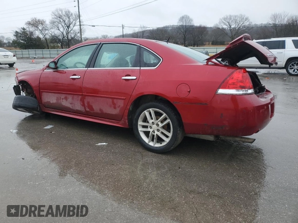 2014 Chevrolet Impala LTZ with VIN 2G1WC5E30E1155153, listed as a Copart auction lot 44953215 with 119,929 mi miles and Salvage title. Bid and sale history available at DreamBid. Image 2.