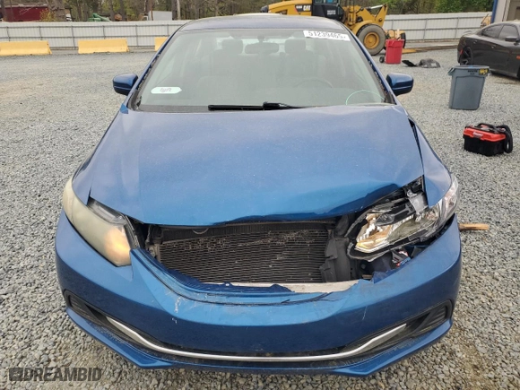 2014 Honda Civic Sedan LX with VIN 19XFB2F55EE015434, listed as a Copart auction lot 51239465 with 106,914 mi miles and Salvage Title. Bid and sale history available at carsss.com. Image 5.
