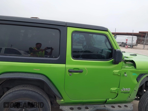 2020 Jeep Wrangler Sport S with VIN 1C4GJXAG1LW103235, listed as a IAAI auction lot 42126250 with 64,986 mi miles and . Bid and sale history available at DreamBid. Image 14.