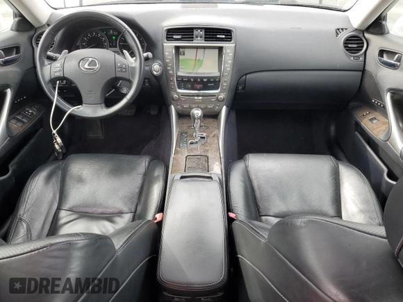 2010 Lexus IS 250 with VIN JTHCF5C26A5043749, listed as a Copart auction lot 51842205 with 175,930 mi miles and Salvage Title. Bid and sale history available at carsss.com. Image 8.