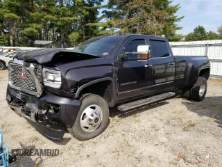 2016 GMC Sierra 3500HD Denali z VIN 1GT42YE80GF222733, wystawiony jako Copart lot #71205454 z przebiegiem 179 435 mil mil oraz Szkoda całkowita • Salvage title. Historia ofert i sprzedaży dostępna na DreamBid. Obrazek 1.