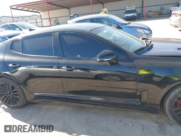 2018 Kia Stinger with VIN KNAE15LA5J6031079, listed as a IAAI auction lot 41137507 with 82,911 mi miles and . Bid and sale history available at DreamBid. Image 14.