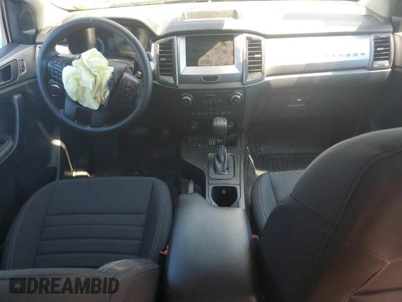 2023 Ford Ranger XL with VIN 1FTER1EH7PLE21058, listed as a Copart auction lot 57785475 with 36,881 mi miles and Salvage title. Bid and sale history available at DreamBid. Image 8.