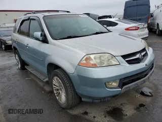 2002 Acura MDX Touring Pkg with VIN 2HNYD18692H526612, listed as a Copart auction lot 43260345 with 0 mi miles and Salvage Title. Bid and sale history available at carsss.com. Image 4.