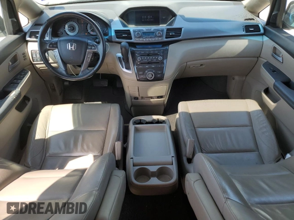 2013 Honda Odyssey Touring with VIN 5FNRL5H94DB021388, listed as a Copart auction lot 52582775 with 141,566 mi miles and Salvage Title. Bid and sale history available at carsss.com. Image 8.
