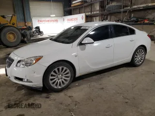 2011 Buick Regal CXL RL3 with VIN W04GR5EC9B1006908, listed as a Copart auction lot 45460175 with 127,044 mi miles and Salvage Title. Bid and sale history available at carsss.com. Image 1.
