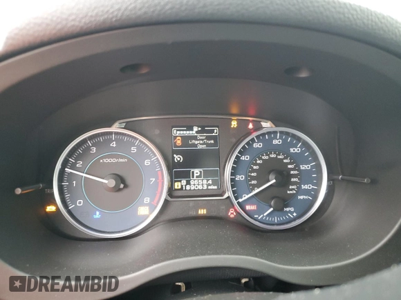 2015 Subaru Crosstrek Limited with VIN JF2GPAPC3F8236072, listed as a Copart auction lot 54365955 with 189,063 mi miles and Salvage title. Bid and sale history available at DreamBid. Image 9.