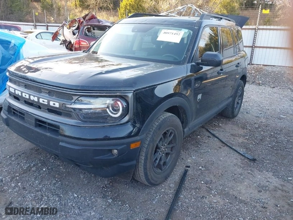 2022 Ford Bronco Sport Big Bend with VIN 3FMCR9B69NRE35109, listed as a IAAI auction lot 40971492 with 49,908 mi miles. Bid and sale history available at carsss.com. Image 2.