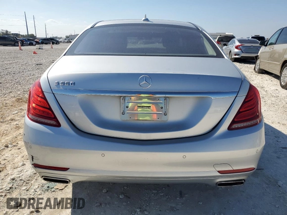 2015 Mercedes-Benz S-Class S 550 with VIN WDDUG8CB2FA097204, listed as a Copart auction lot 79836164 with 53,185 mi miles and Salvage Title. Bid and sale history available at carsss.com. Image 6.