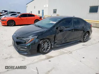 2022 Toyota Corolla SE with VIN 5YFS4MCE0NP109650, listed as a Copart auction lot 50789515 with 38,651 mi miles and Salvage Title. Bid and sale history available at carsss.com. Image 1.
