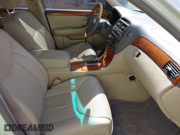 2006 Lexus LS 430 z VIN JTHBN36F065029791, wystawiony jako IAAI lot #42257027 z przebiegiem 201 067 mil mil oraz . Historia ofert i sprzedaży dostępna na DreamBid. Obrazek 5.