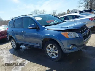 2010 Toyota RAV4 Limited with VIN JTMDK4DV7AD016053, listed as a IAAI auction lot 41853976 with 137,922 mi miles and . Bid and sale history available at DreamBid. Image 1.