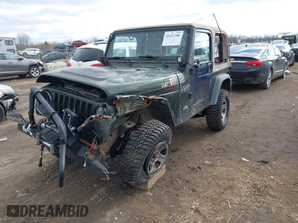 1997 Jeep Wrangler SE with VIN 1J4FY29PXVP406939, listed as a IAAI auction lot 41612380 with 248,314 mi miles. Bid and sale history available at carsss.com. Image 21.